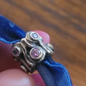 Pandora amethyst swirl bead
